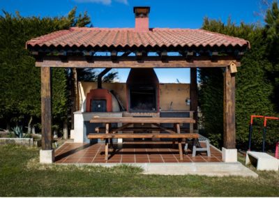 casa rural con barbacoa en riaza