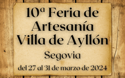 Feria de Artesanía de Ayllón en Semana Santa