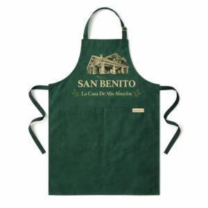 delantal verde